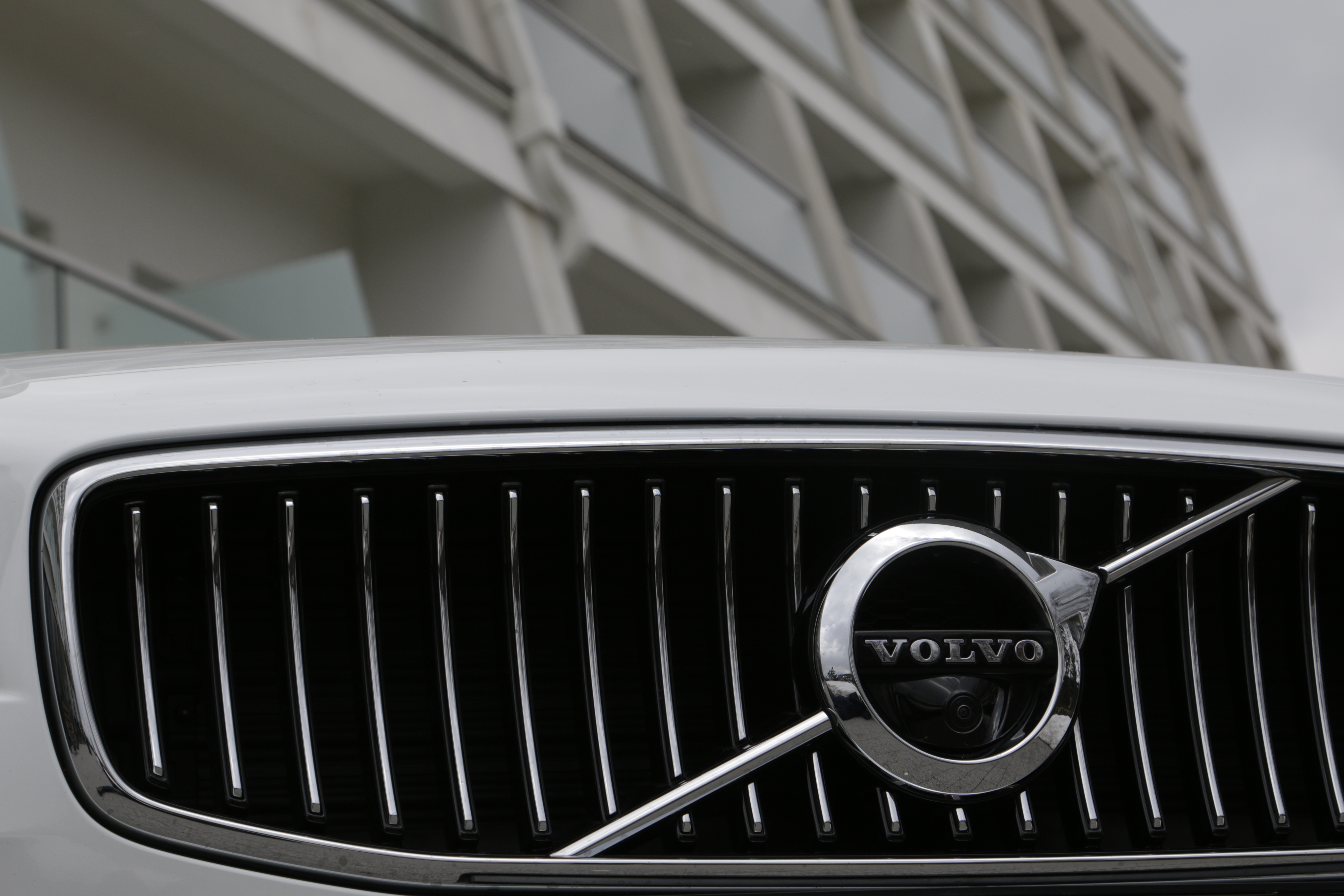 Detal grilla Volvo